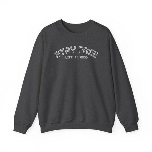 Stay Free Graphic Crewneck Sweatshirt
