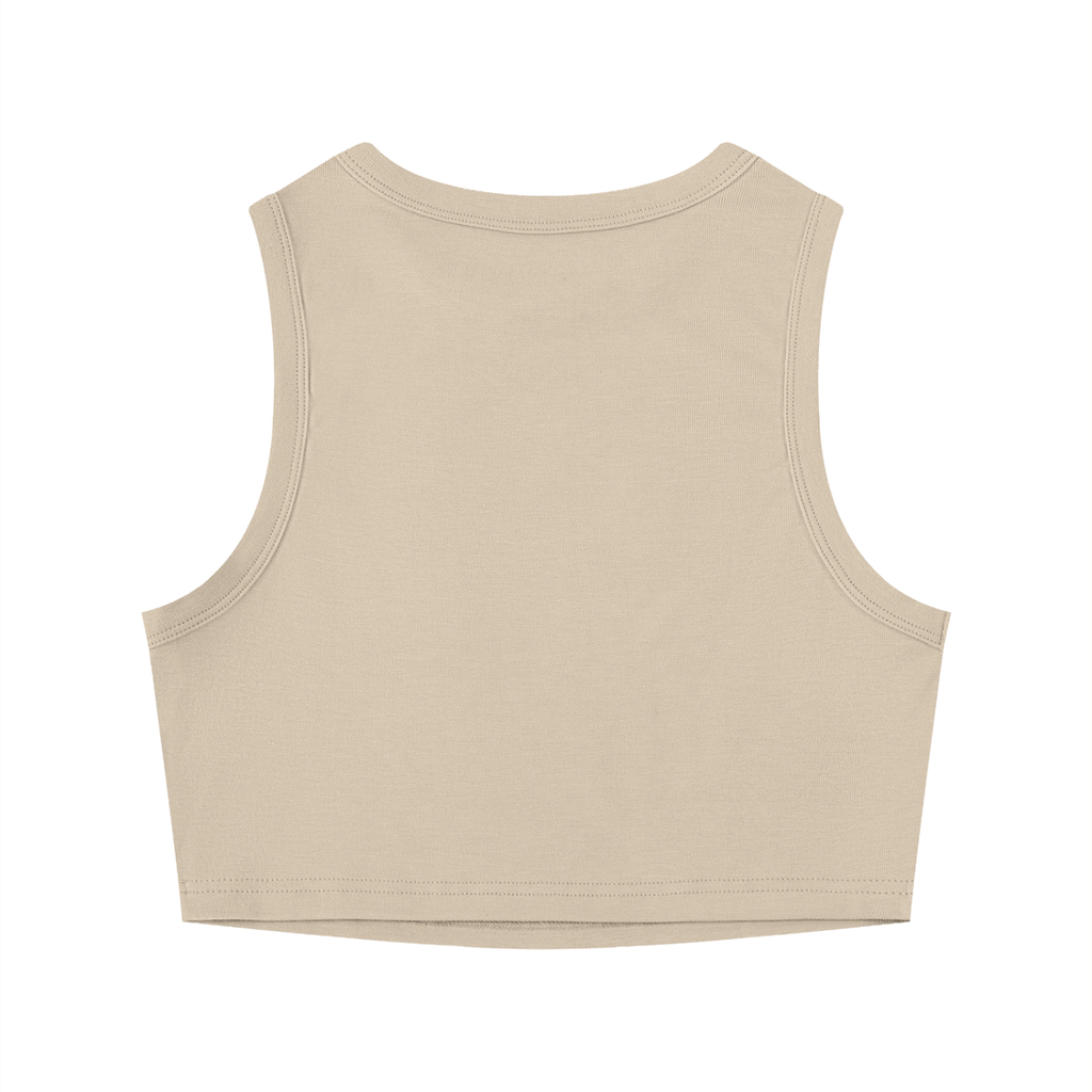Summer Vibes Women's Tight Crewneck Crop Tank Top