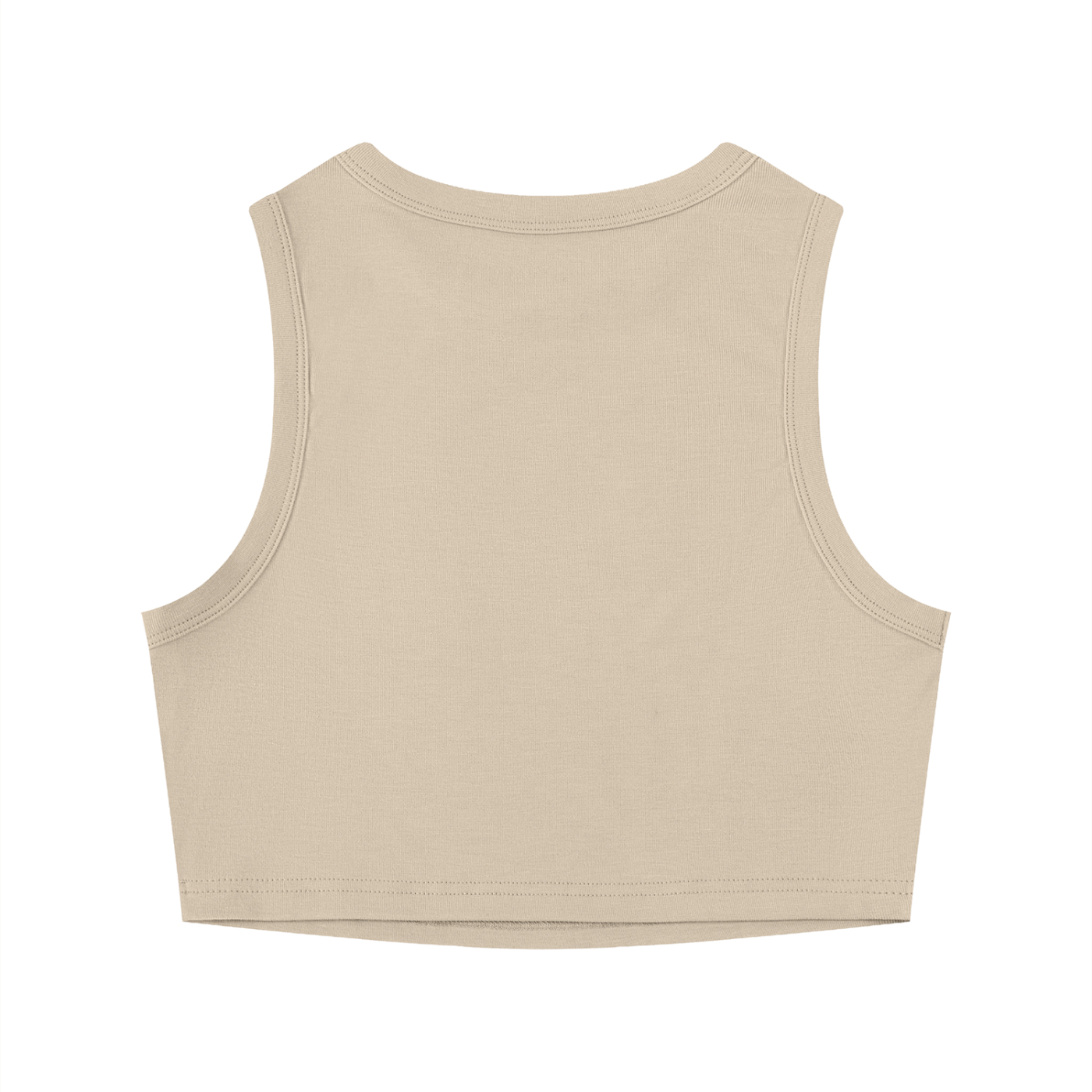 Summer Vibes Women's Tight Crewneck Crop Tank Top
