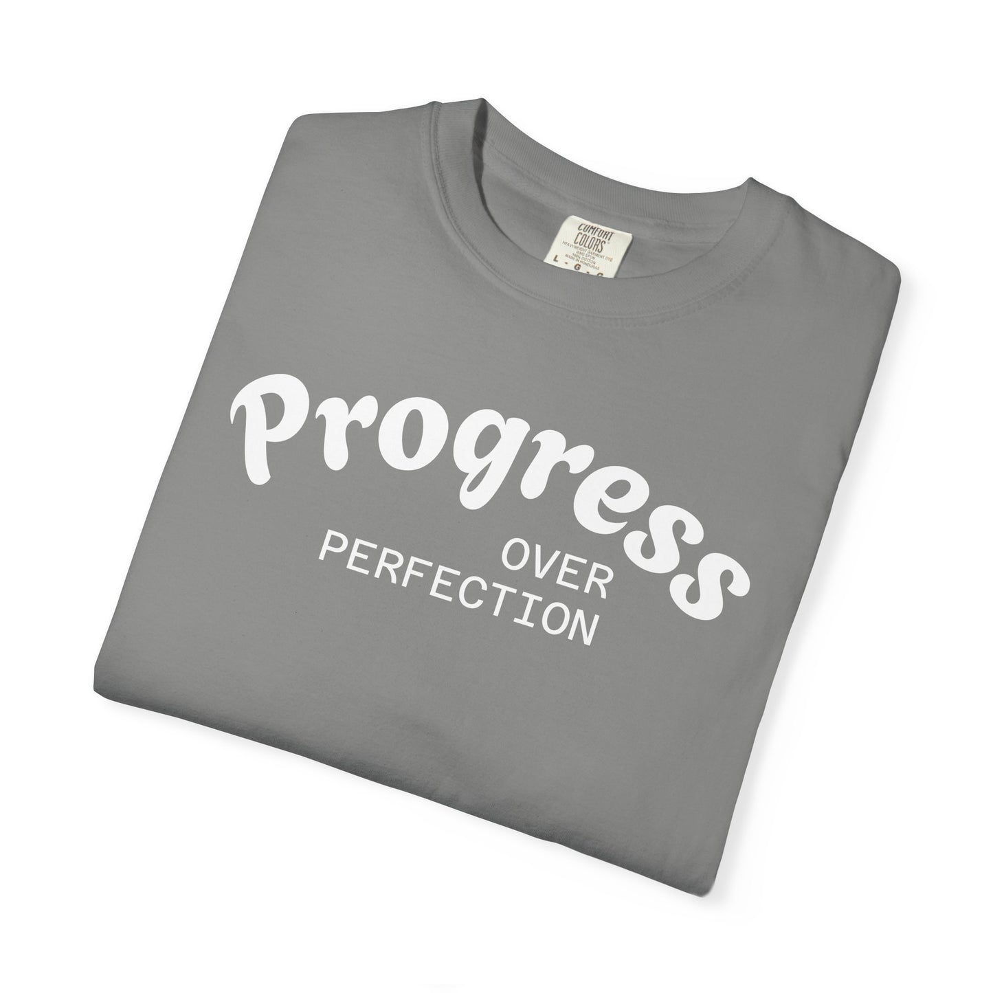 Progress Over Perfection Inspirational Tee