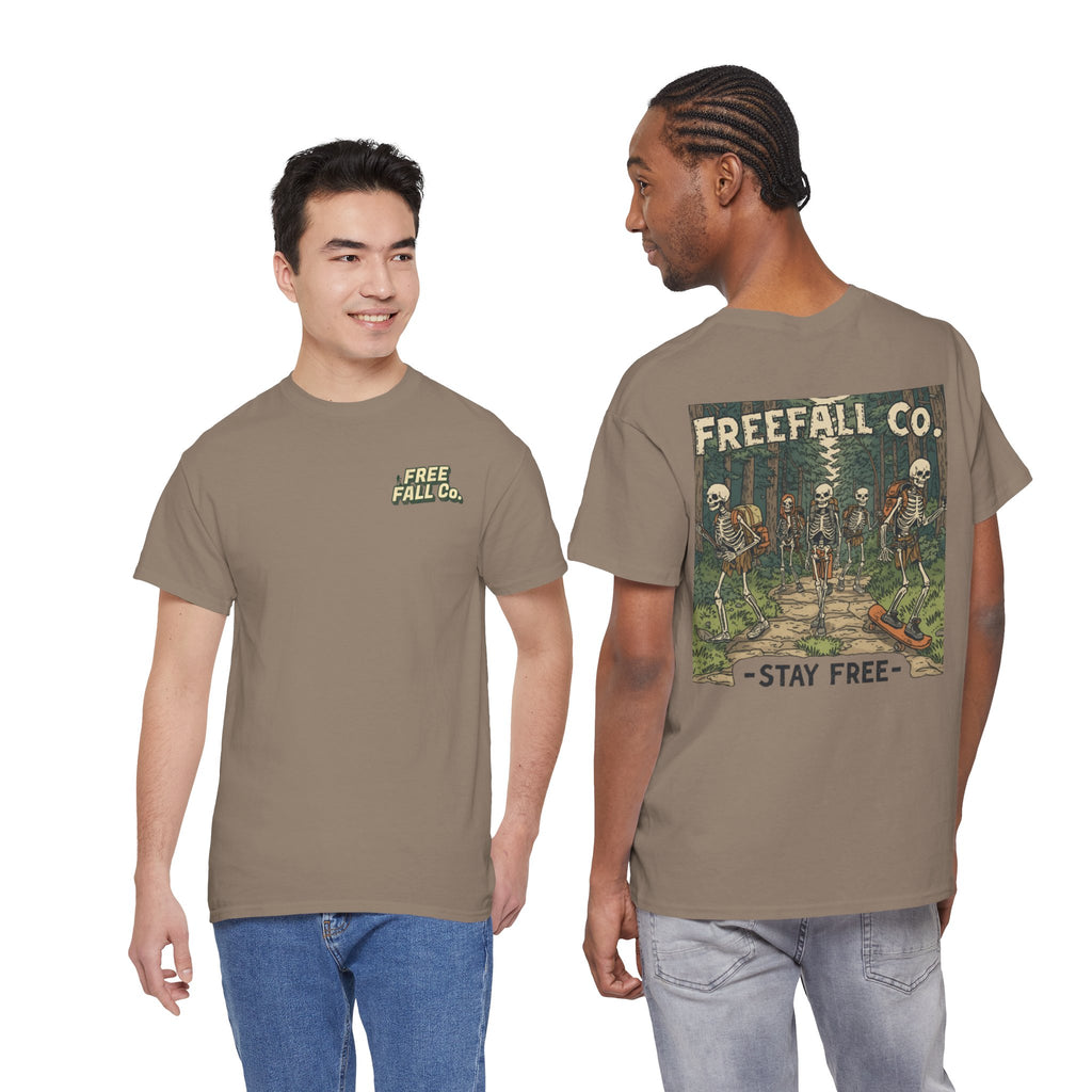 Freefall Co. 'Stay Free' Skeleton Crew Hiking Tee