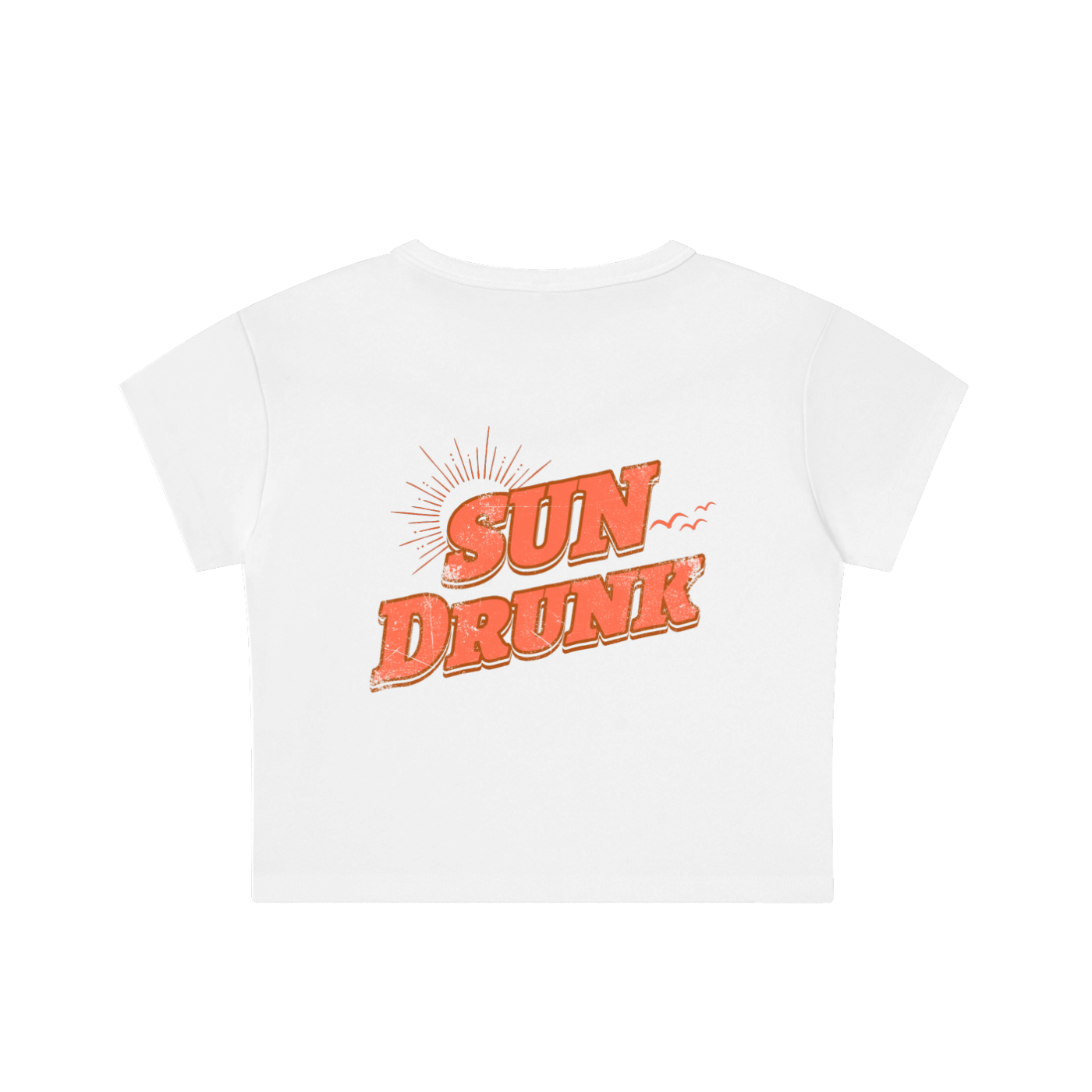 Sun Drunk Crop Top T-Shirt