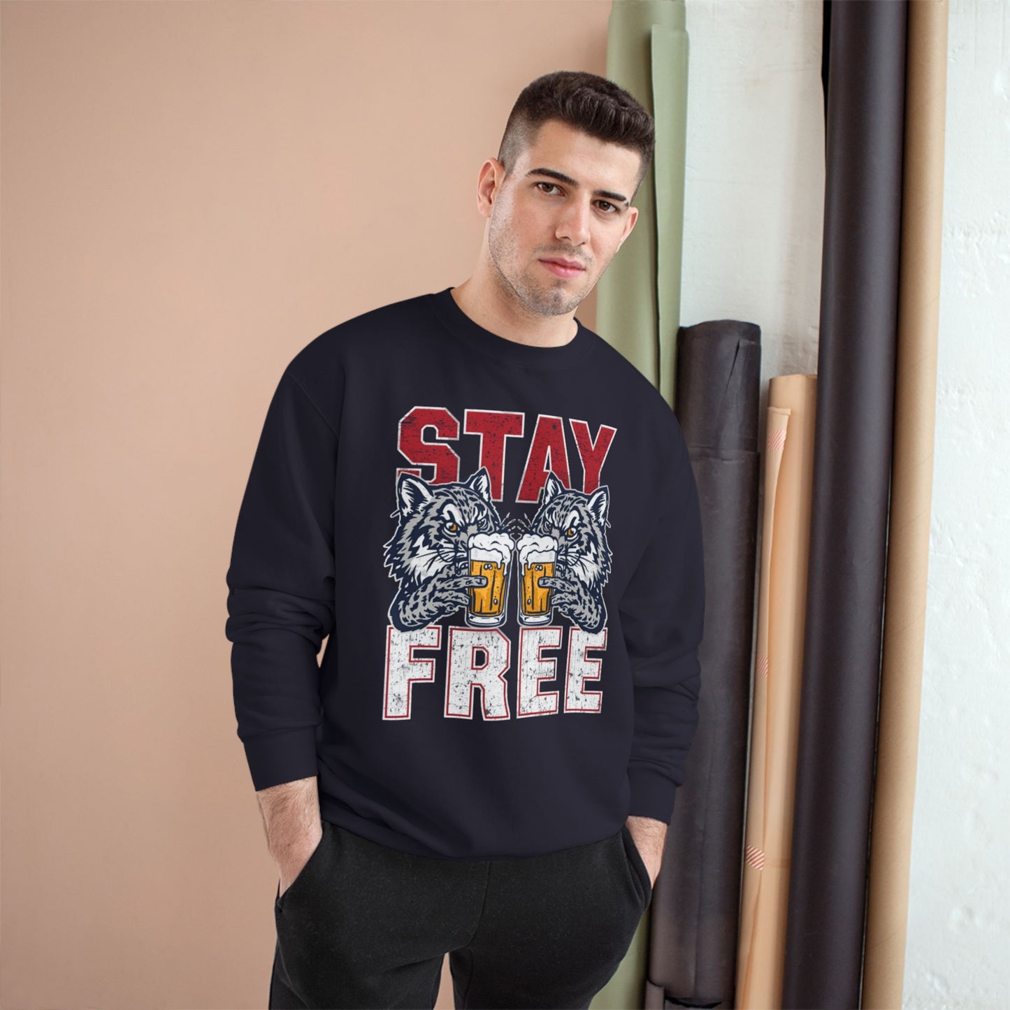 Stay Free Wildcats Champion Sweatshirt