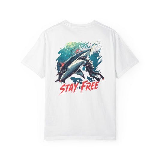 Man vs Shark Graphic Tee