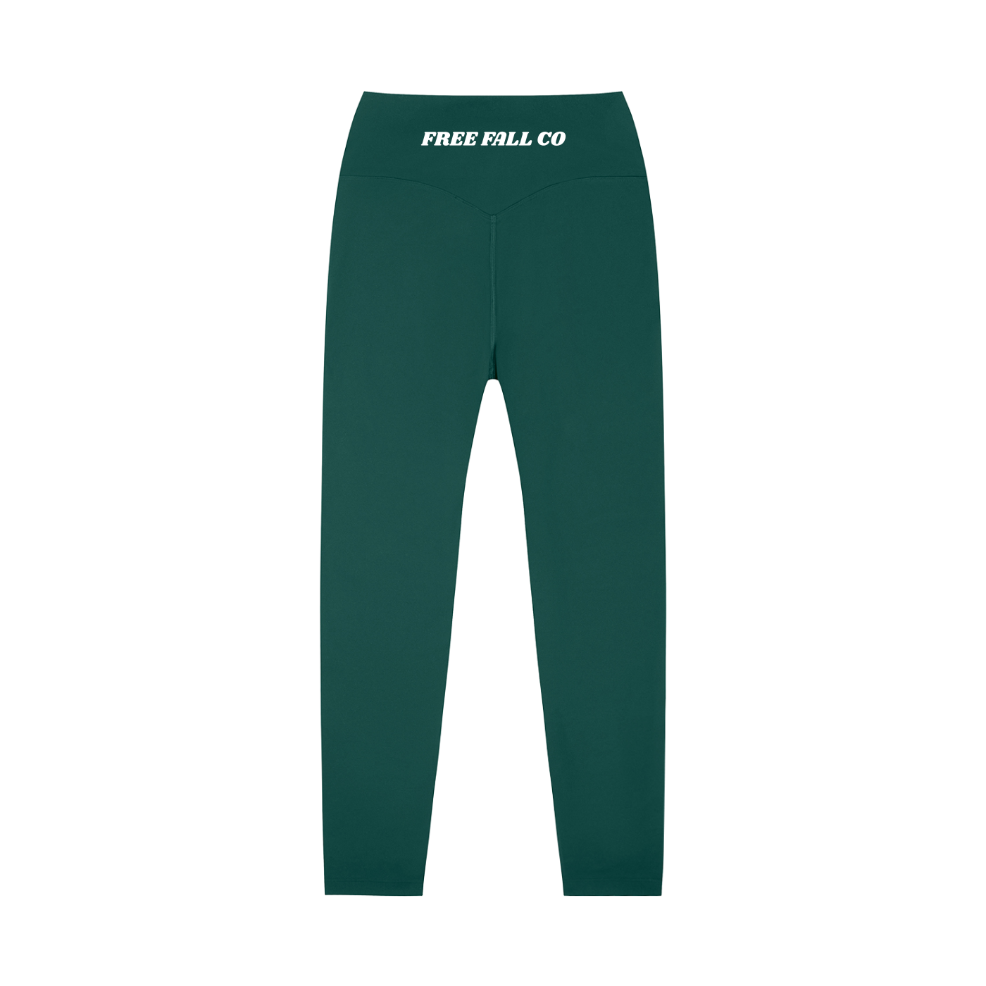 Dark Green High-Waisted Yoga Leggings