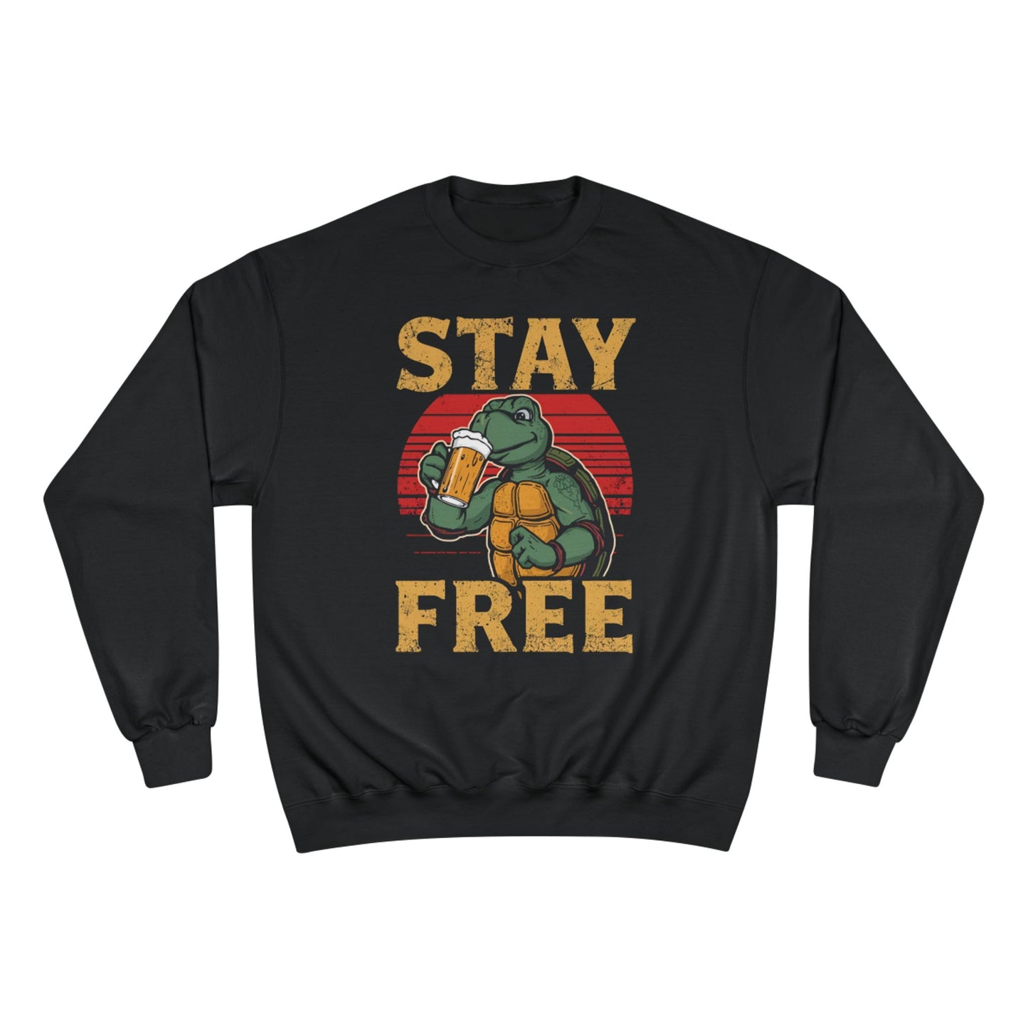 Stay Free Turtle Champion Sweater