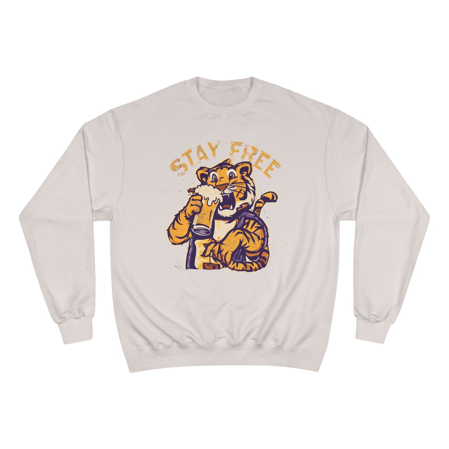 Stay Free Tigers Champion Crewneck