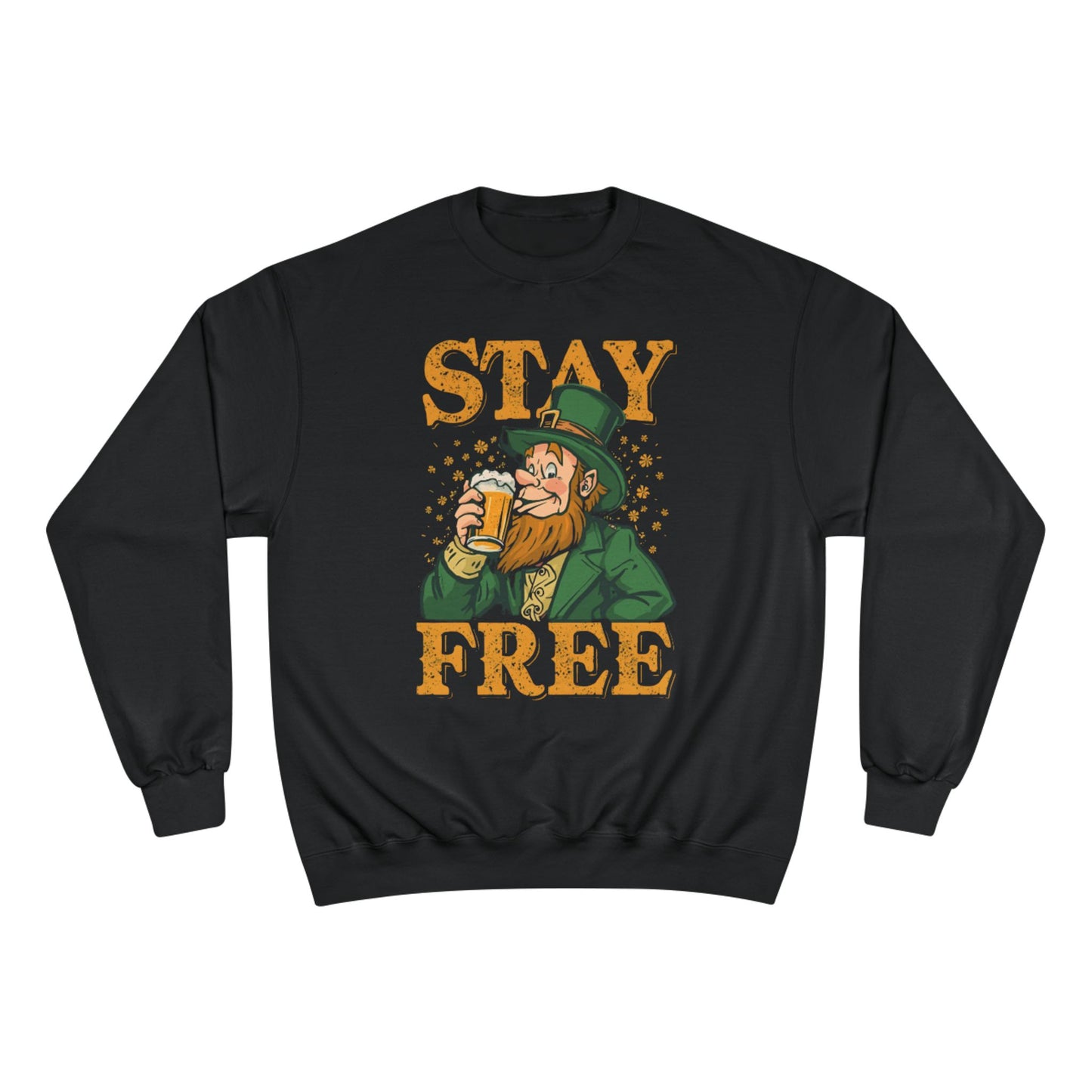 Stay Free Leprechaun Champion Sweater