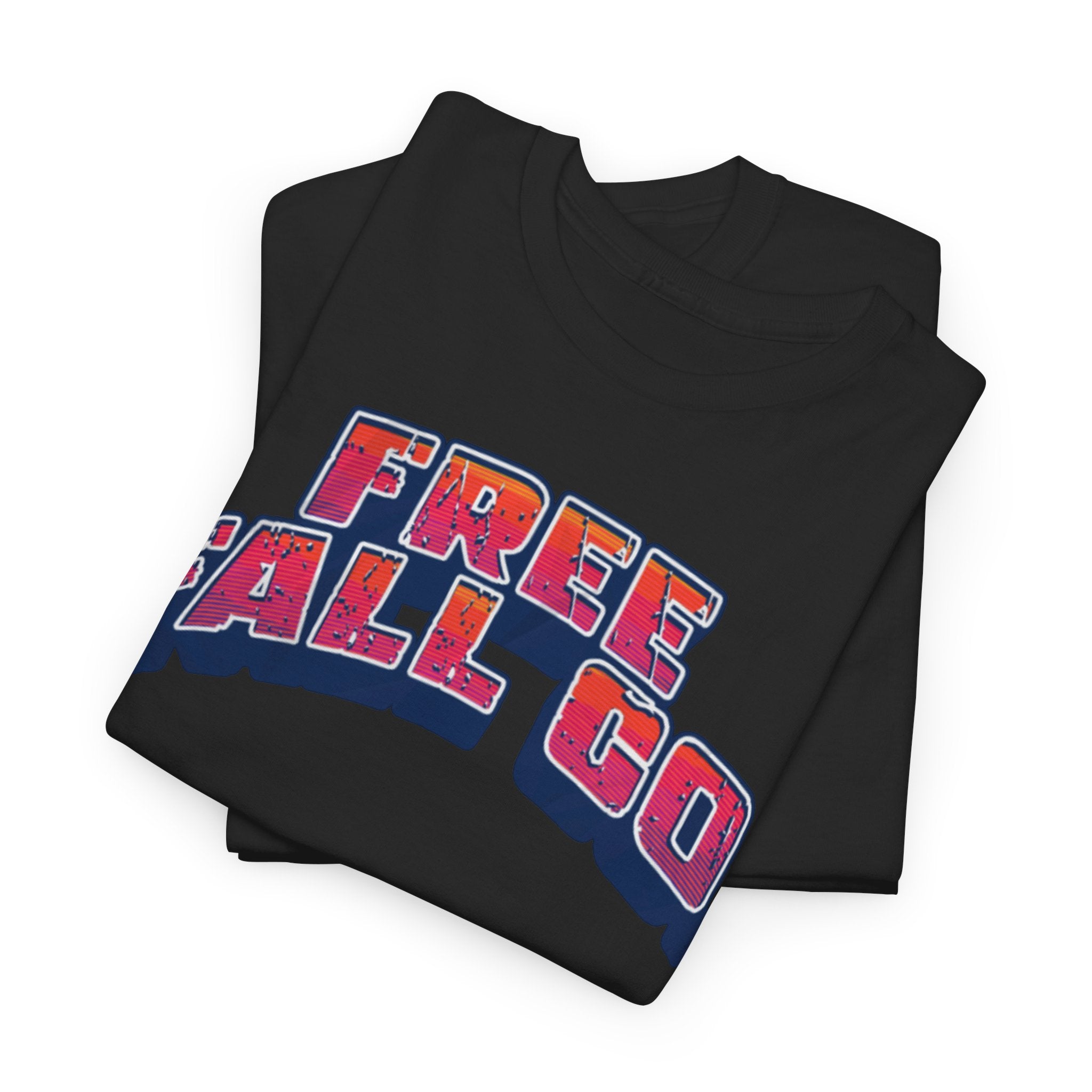Free Fall Co. Graphic Tee — Retro Surf/Vintage Logo T-Shirt