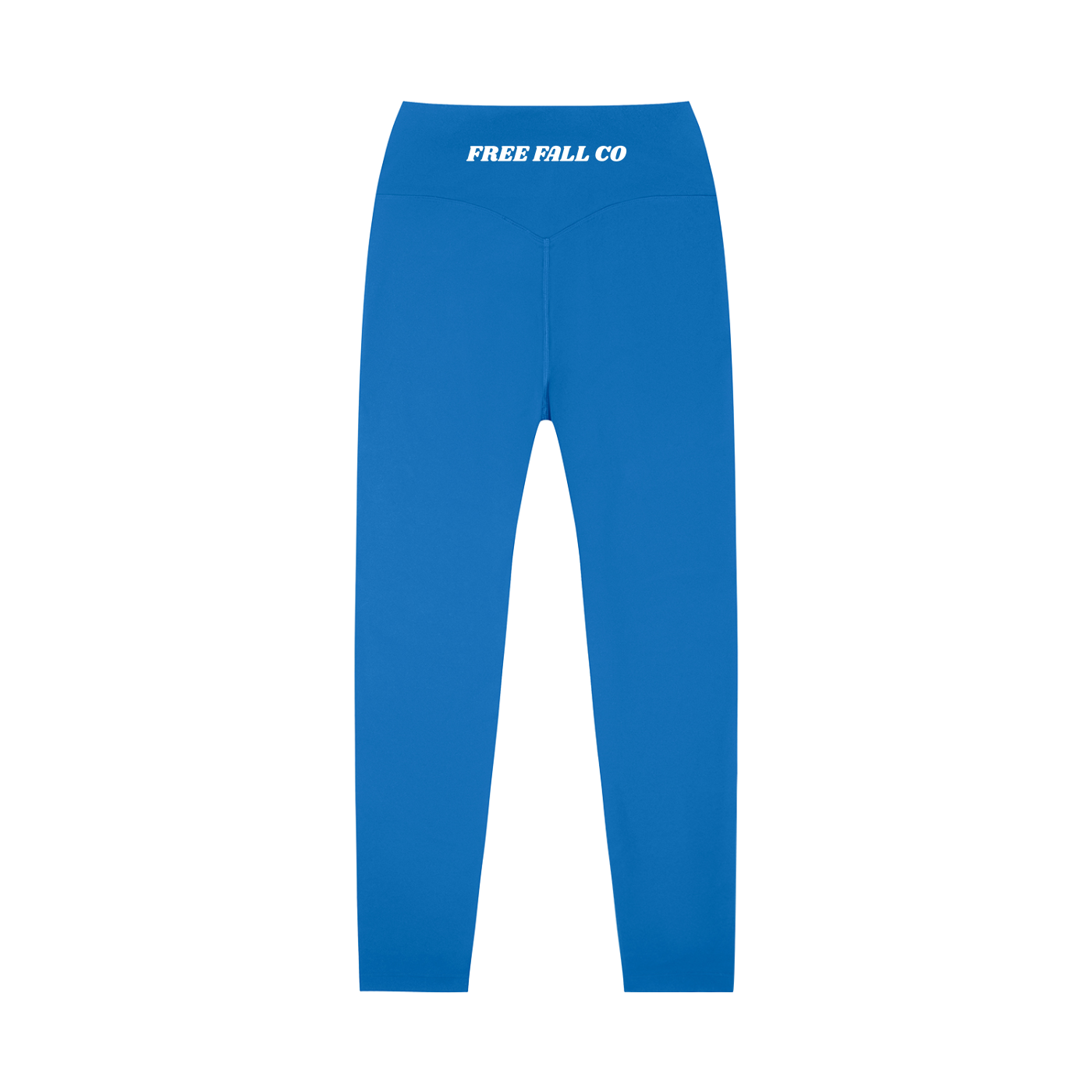 Colorful Blue High-Waisted Yoga Leggings