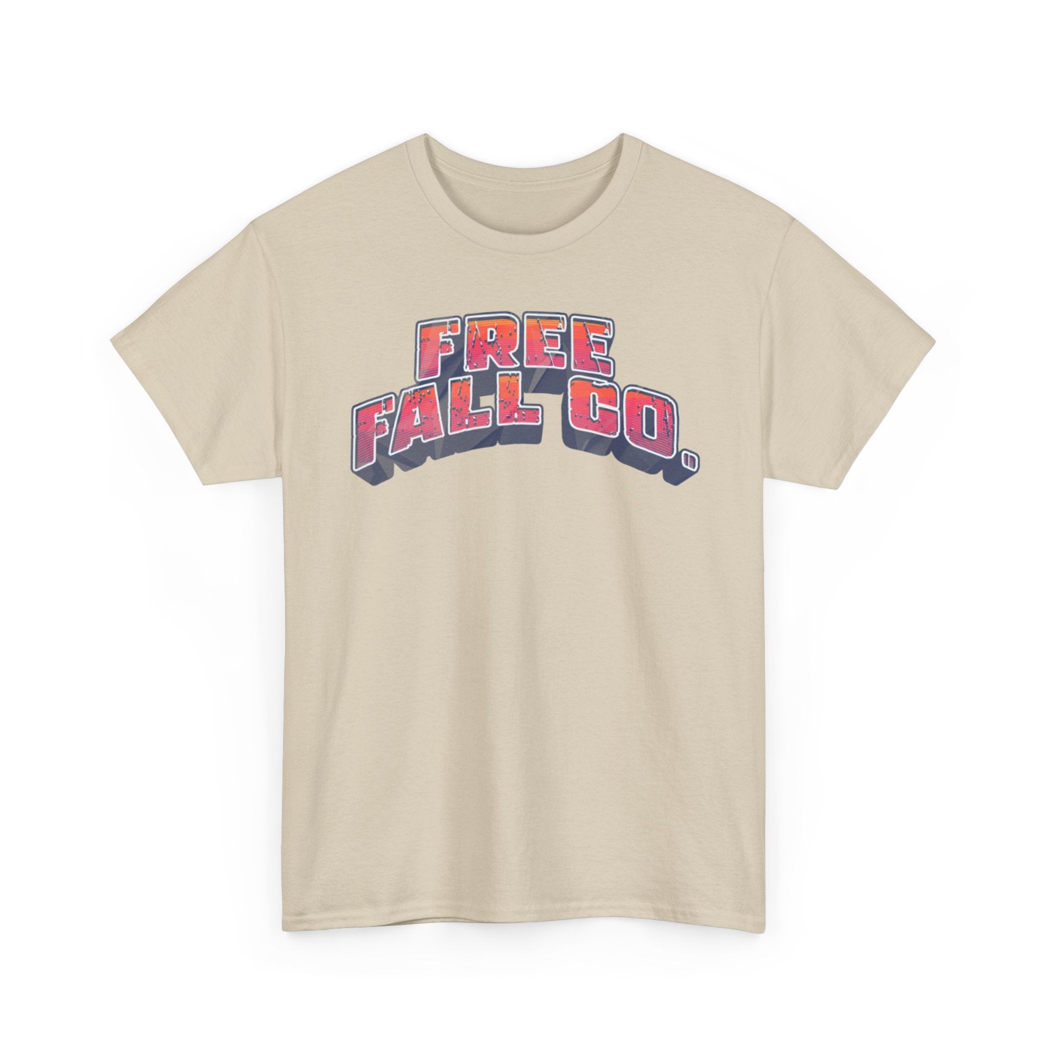 Free Fall Co. Graphic Tee — Retro Surf/Vintage Logo T-Shirt