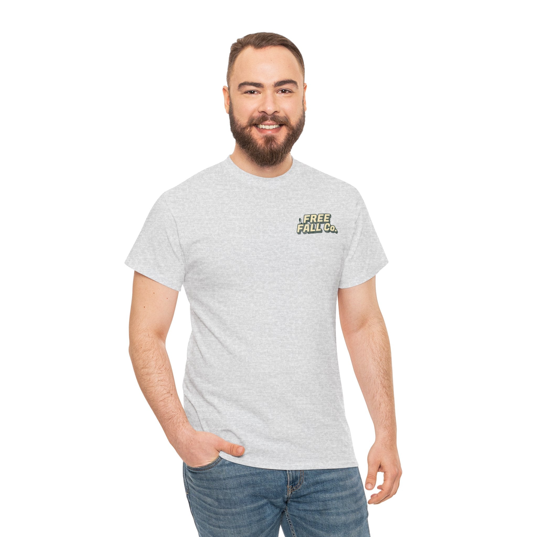 Stay Free Parachute Tee — Adventure Graphic T‑Shirt
