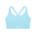 Light Blue Strappy Criss-Cross Sports Bra