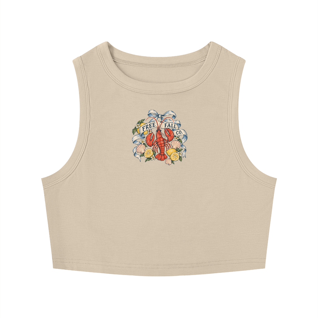 Women's Tight Crewneck Crop Tank Top