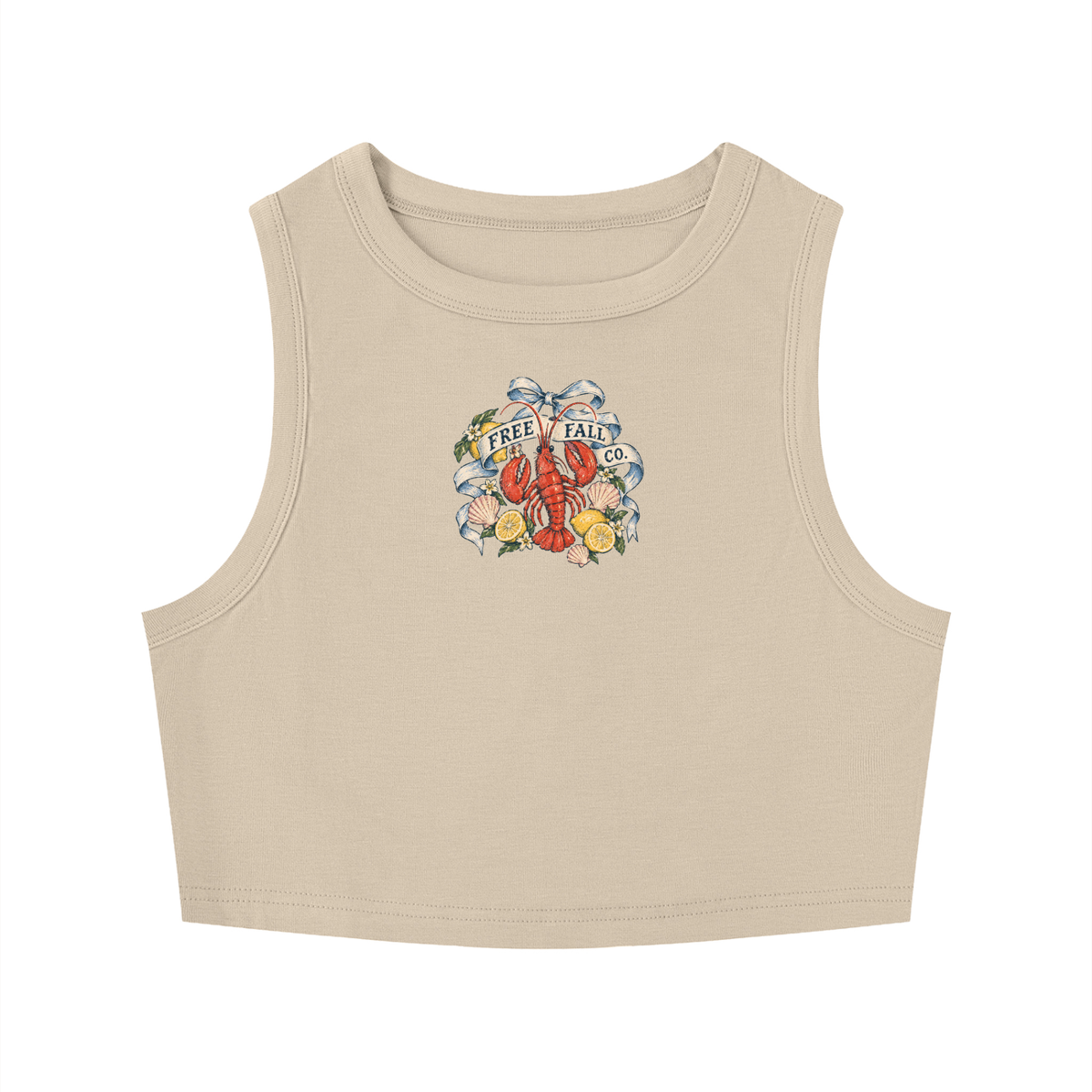 Women's Tight Crewneck Crop Tank Top