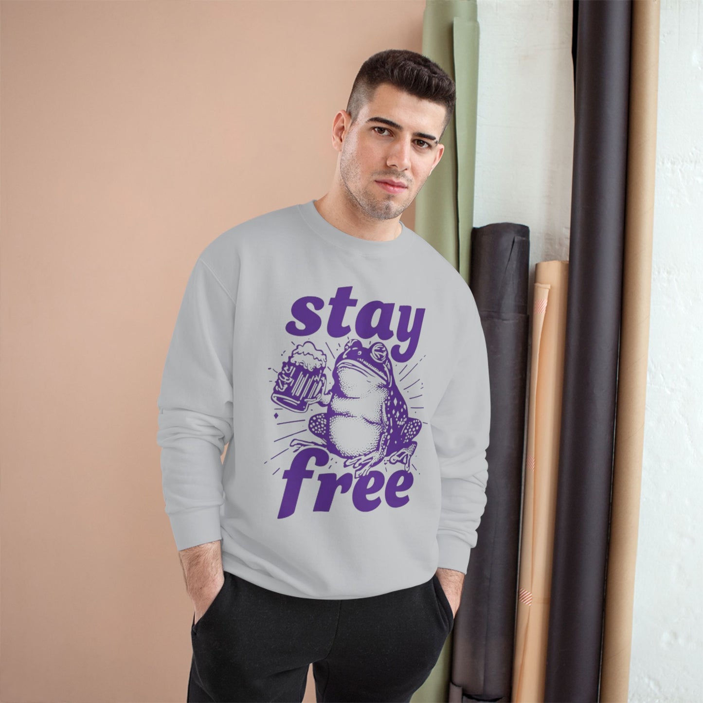 Stay Free Frog Champion Sweatshirt
