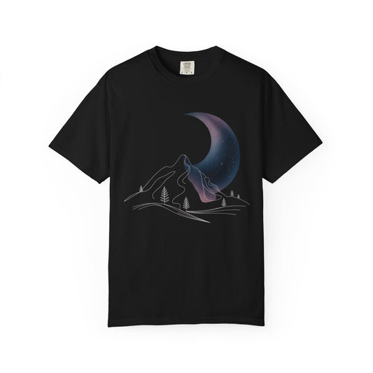 Mountain Night Sky T-shirt