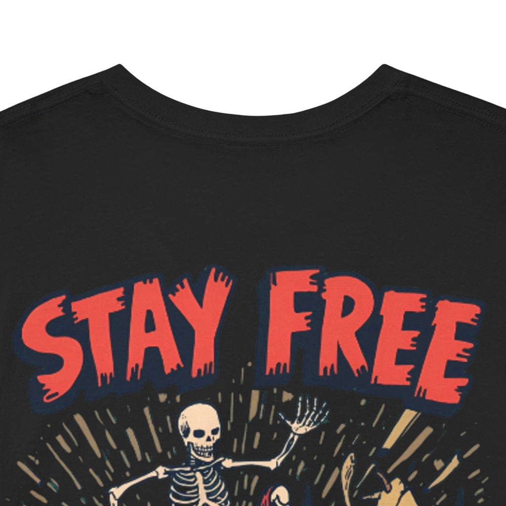 Stay Free Skate Tee — "Stay Free" Graphic Skateboard T-Shirt