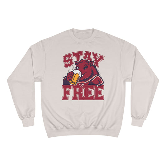 Stay Free Boars Champion Crewneck
