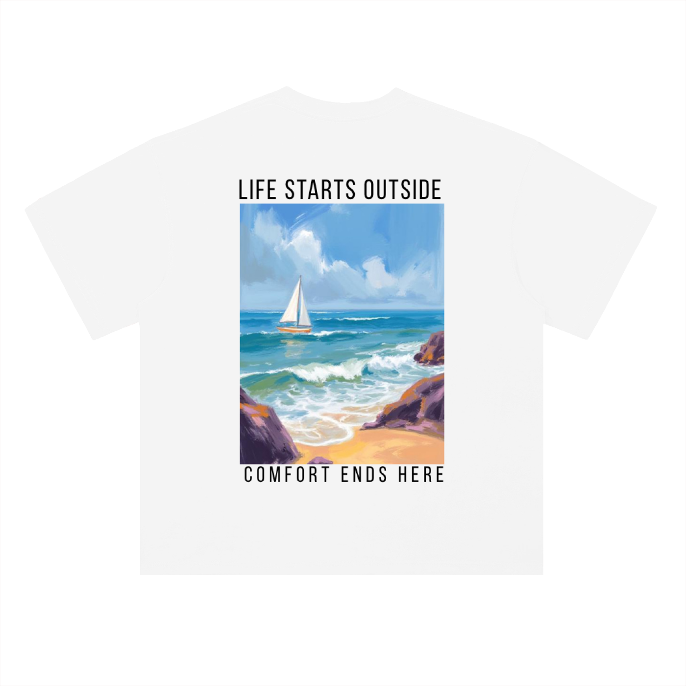Coastal Sail Tee – Life Starts Outside