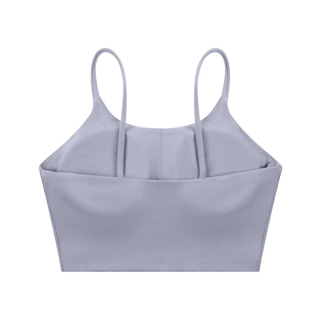 Light Purple Spaghetti Strap Yoga Sports Bra
