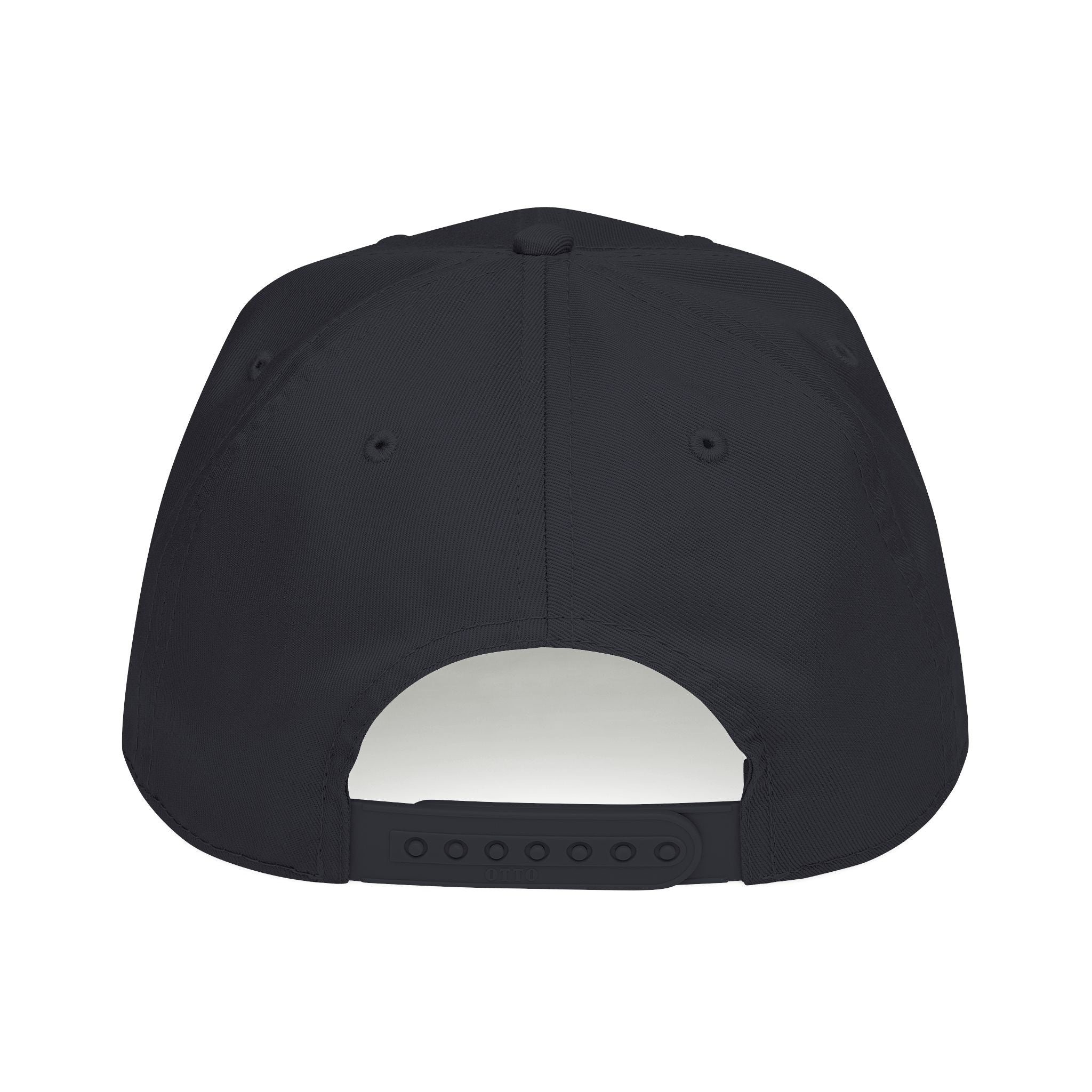 Side Quest Black Retro Adventure Embroidered Hat