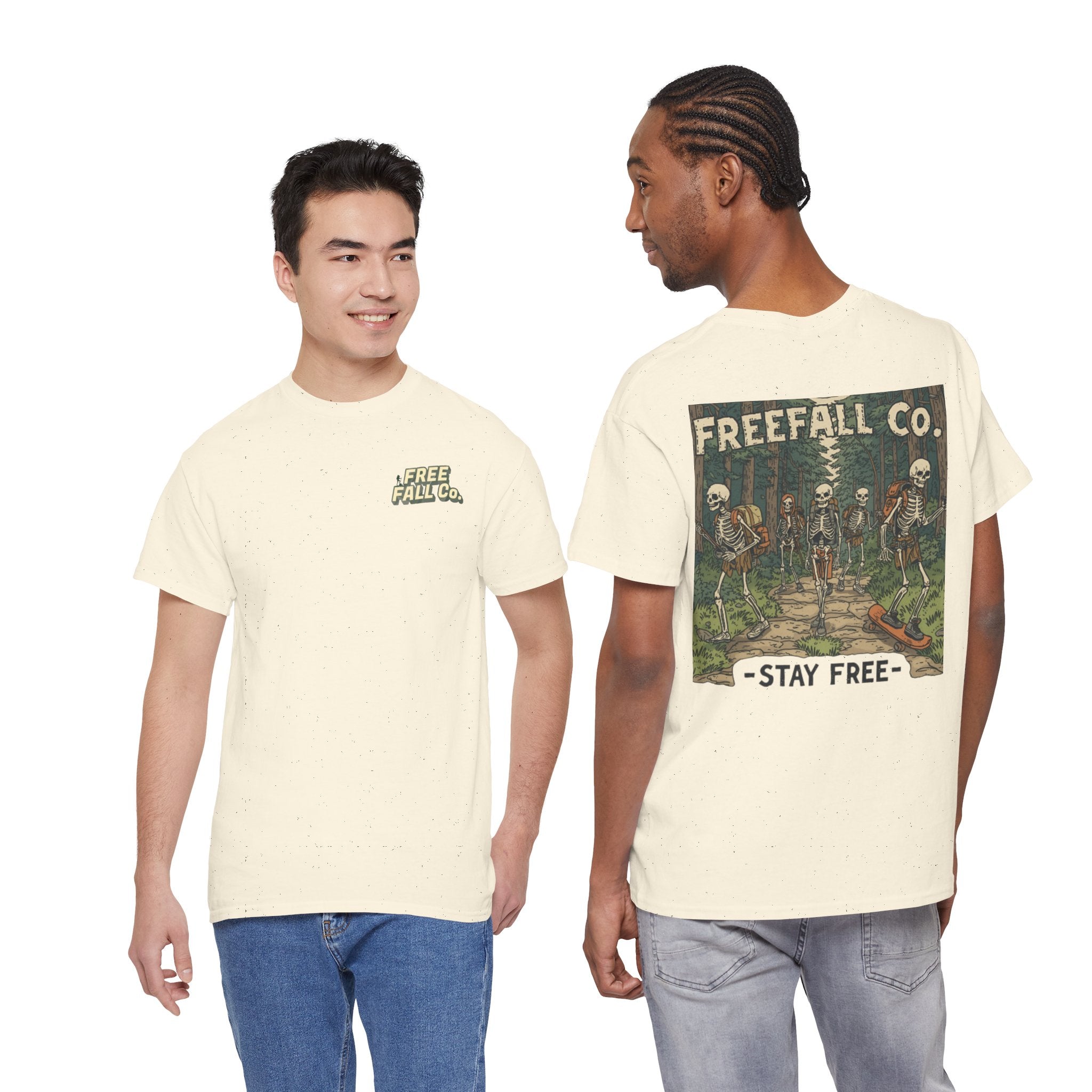 Freefall Co. 'Stay Free' Skeleton Crew Hiking Tee