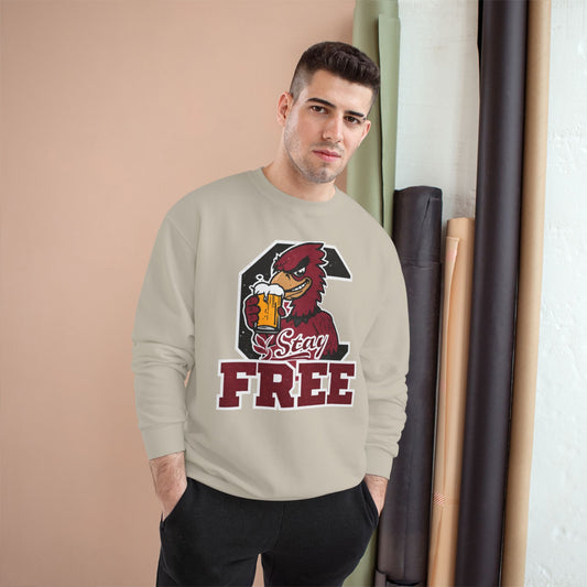 Stay Free Red Chicken Champion Crewneck