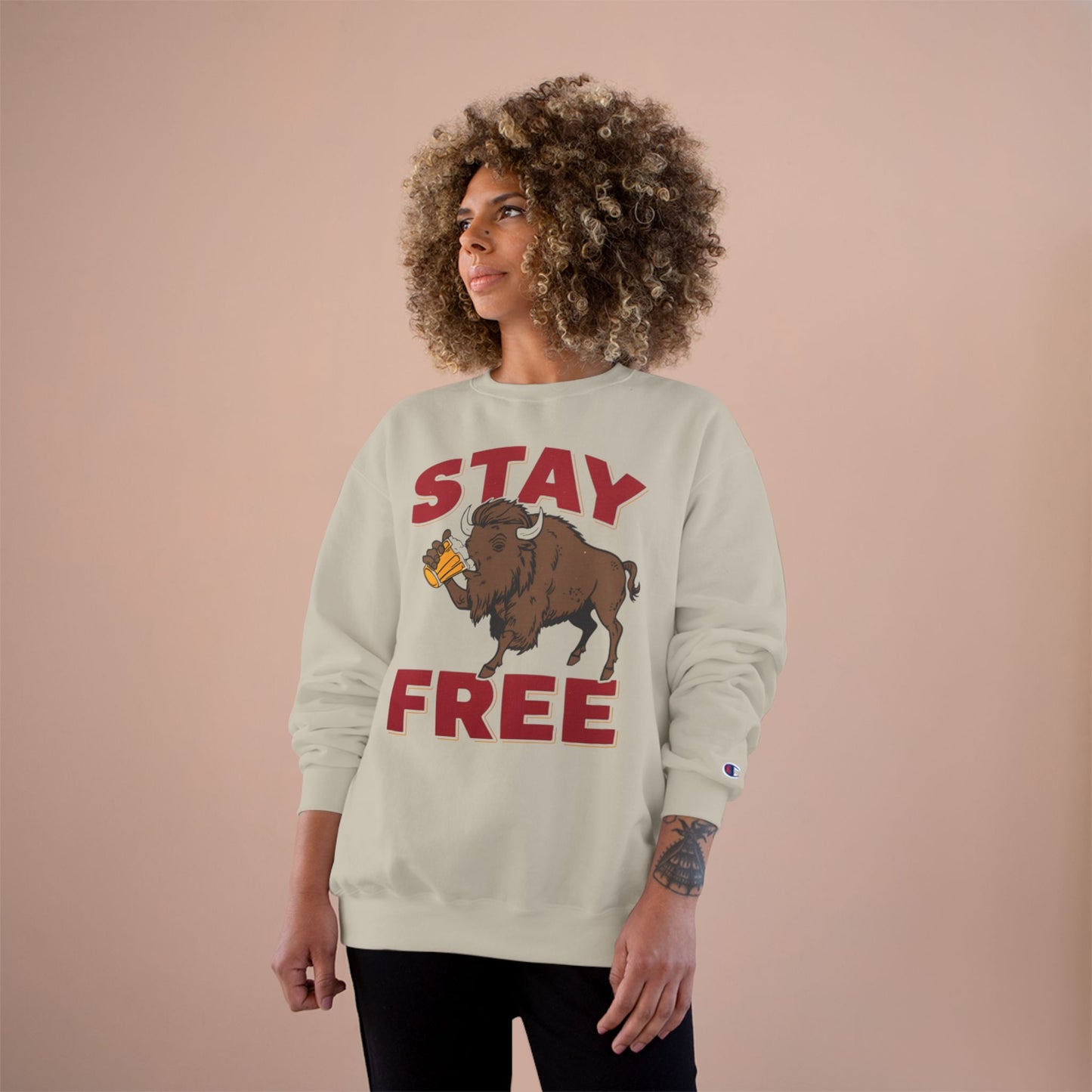 Stay Free Hoosiers Champion Crewneck