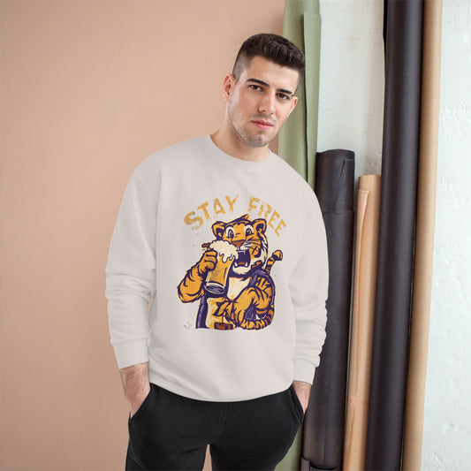 Stay Free Tigers Champion Crewneck