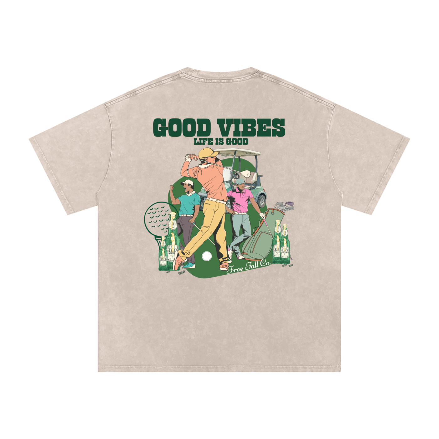 Good Vibes Only Golf T-Shirt
