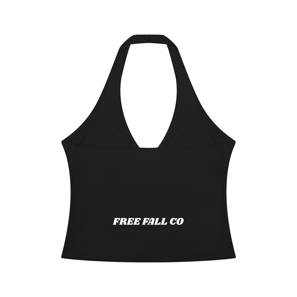 Women’s Ruched Halter Yoga Tank Top