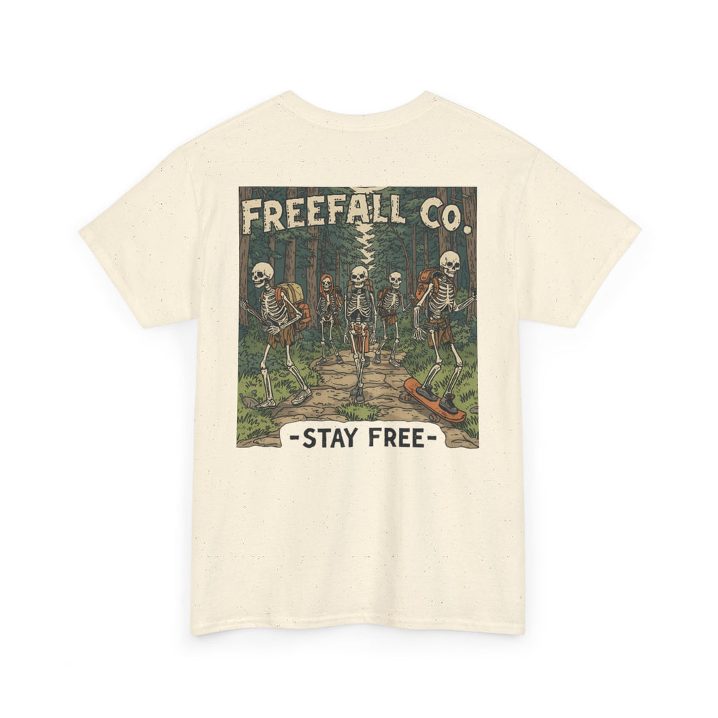 Freefall Co. 'Stay Free' Skeleton Crew Hiking Tee