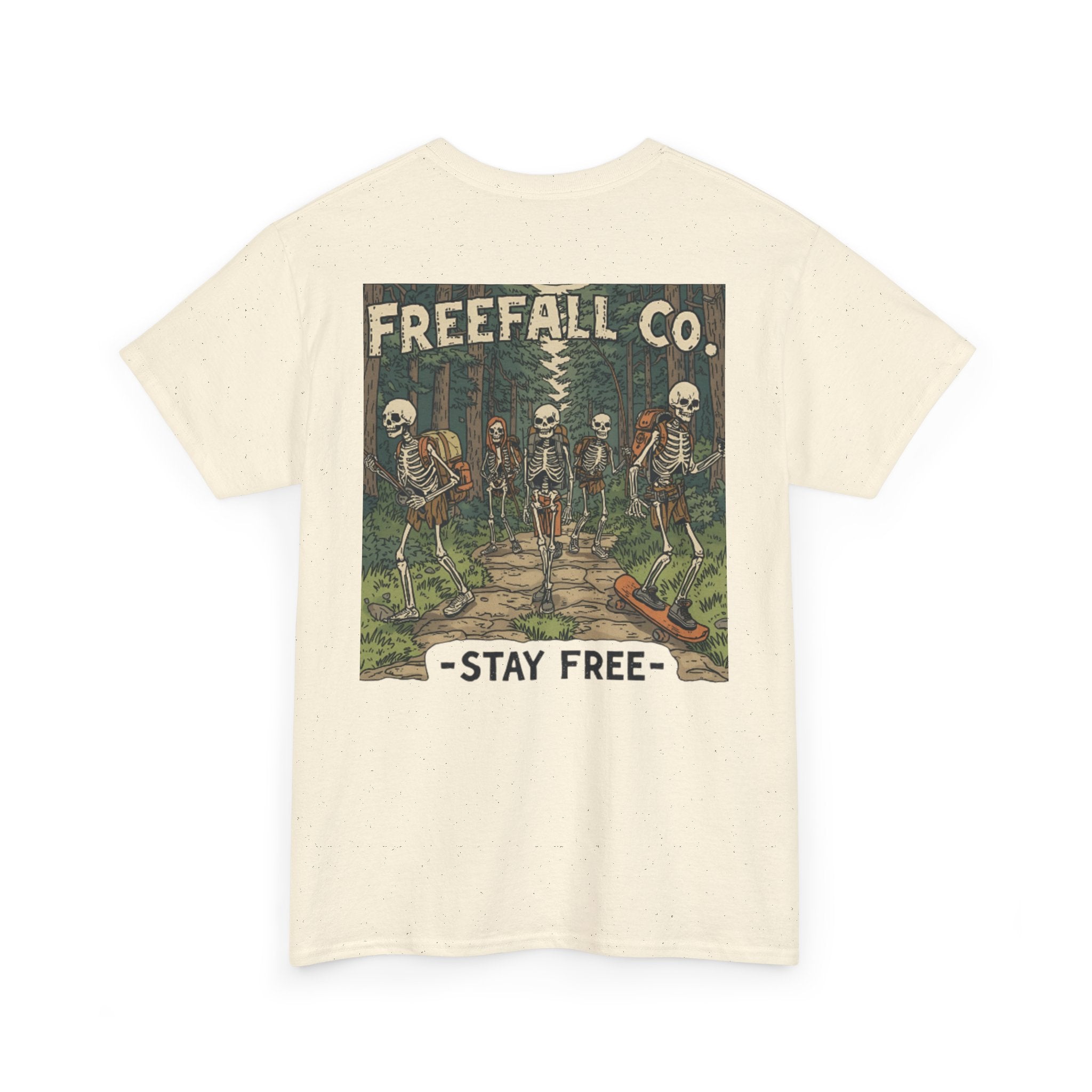 Freefall Co. 'Stay Free' Skeleton Crew Hiking Tee