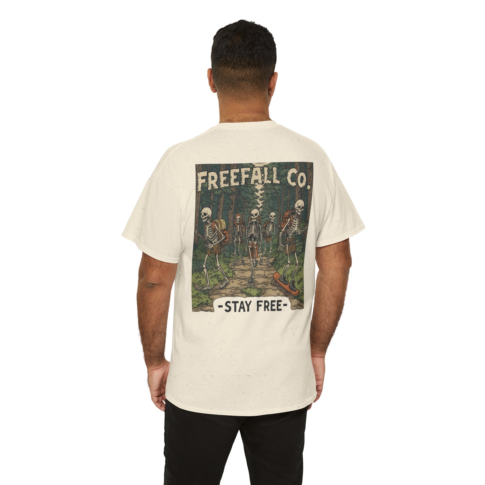 Freefall Co. 'Stay Free' Skeleton Crew Hiking Tee