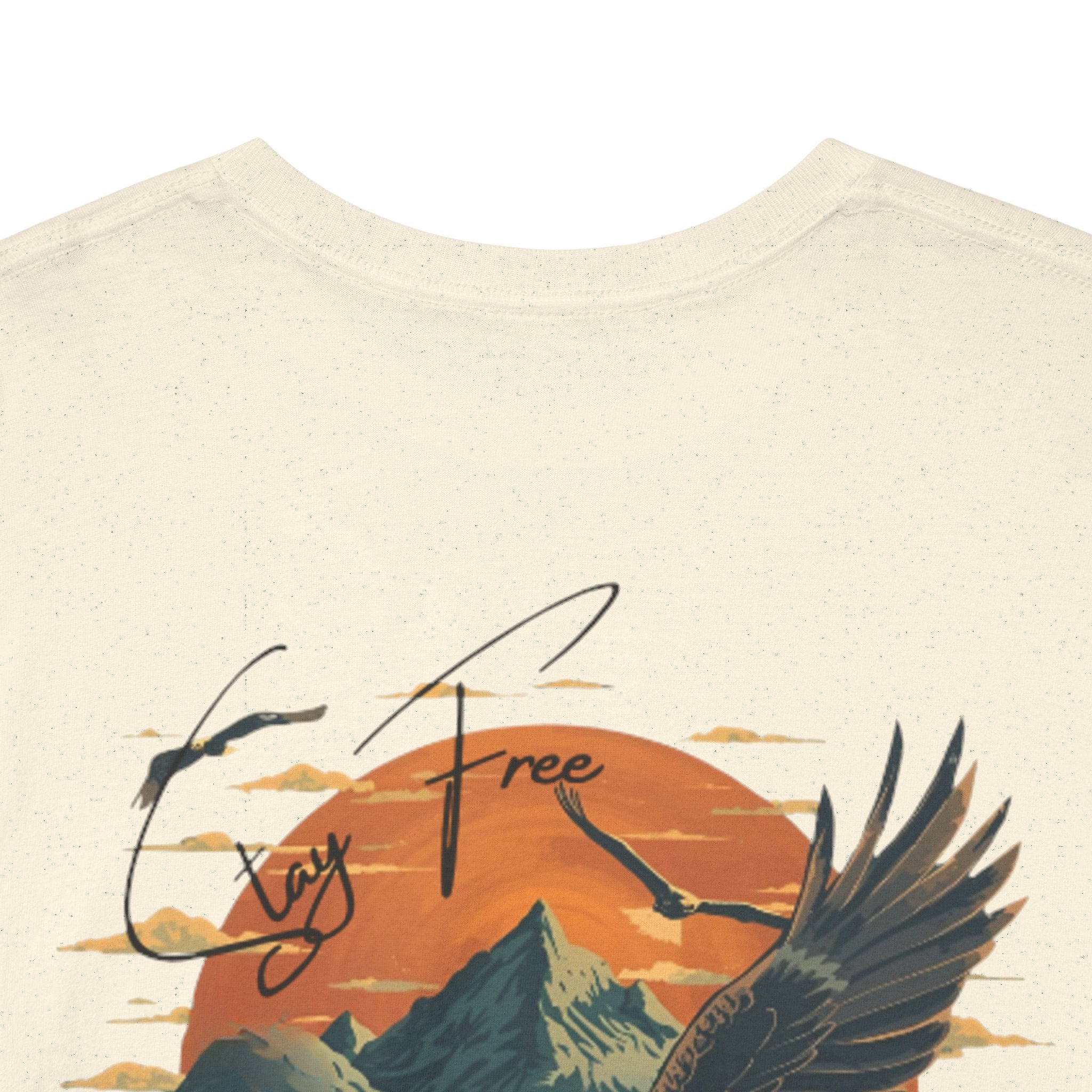 Eagle Sunset Tee — Vintage Mountain Eagle Graphic T‑Shirt