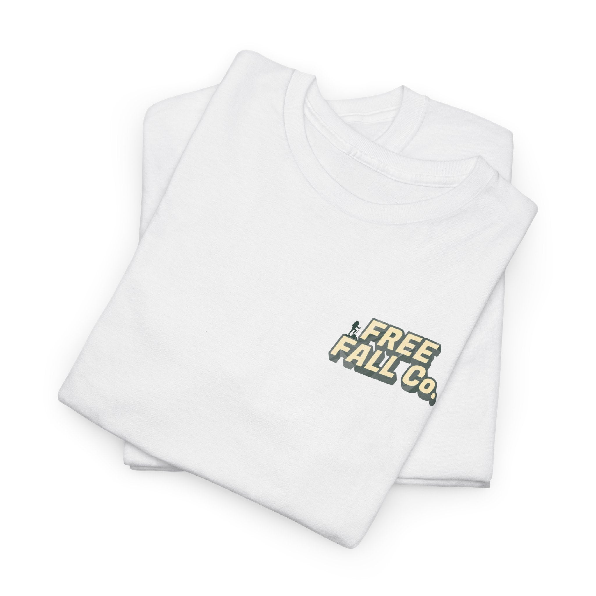 Stay Free Falling Tee — Graphic Skeleton Freedom T-Shirt