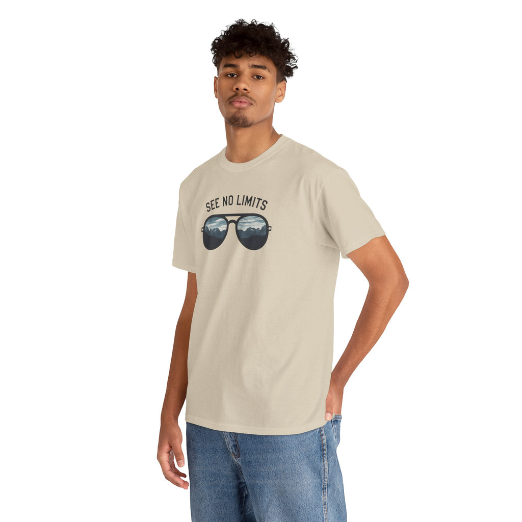 See No Limits Sunglasses Tee — Inspirational Graphic T-Shirt