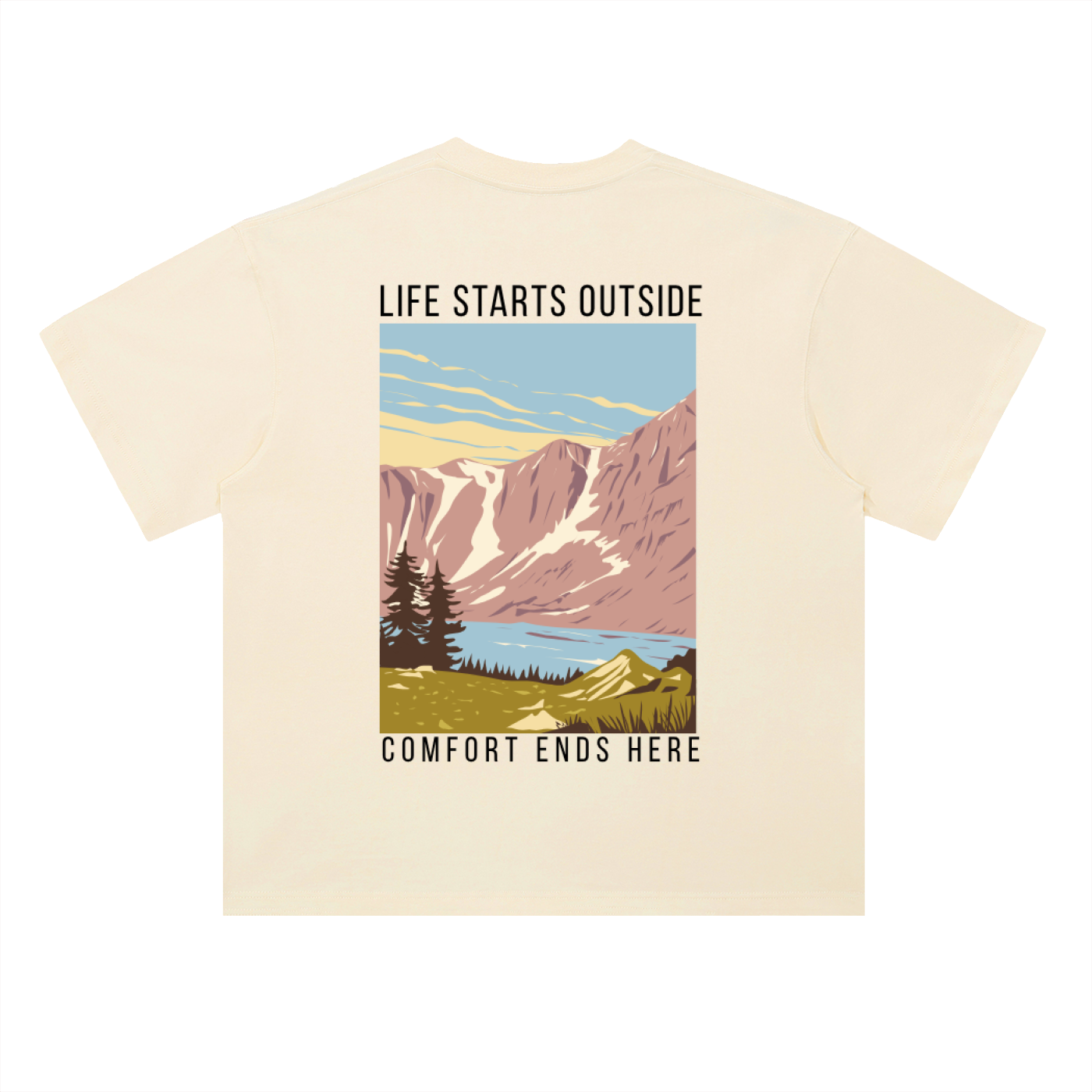 Summit Valley Tee – Life Starts Outside