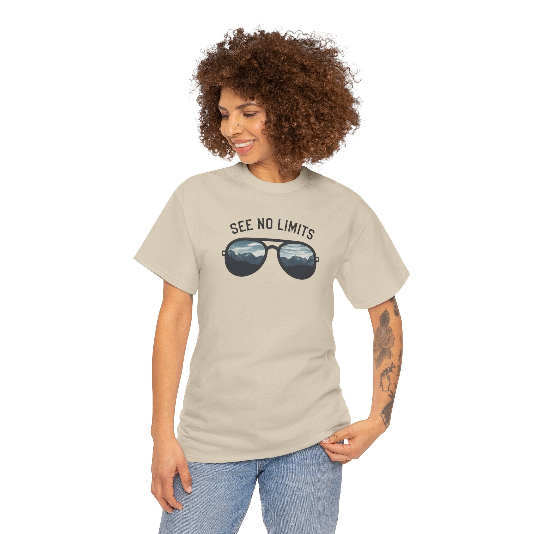 See No Limits Sunglasses Tee — Inspirational Graphic T-Shirt