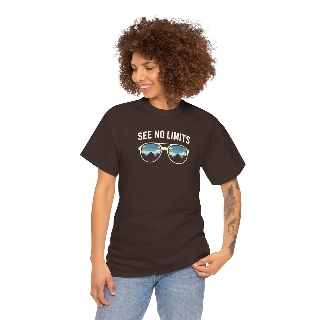 See No Limits Sunglasses Tee — Inspirational Graphic T-Shirt