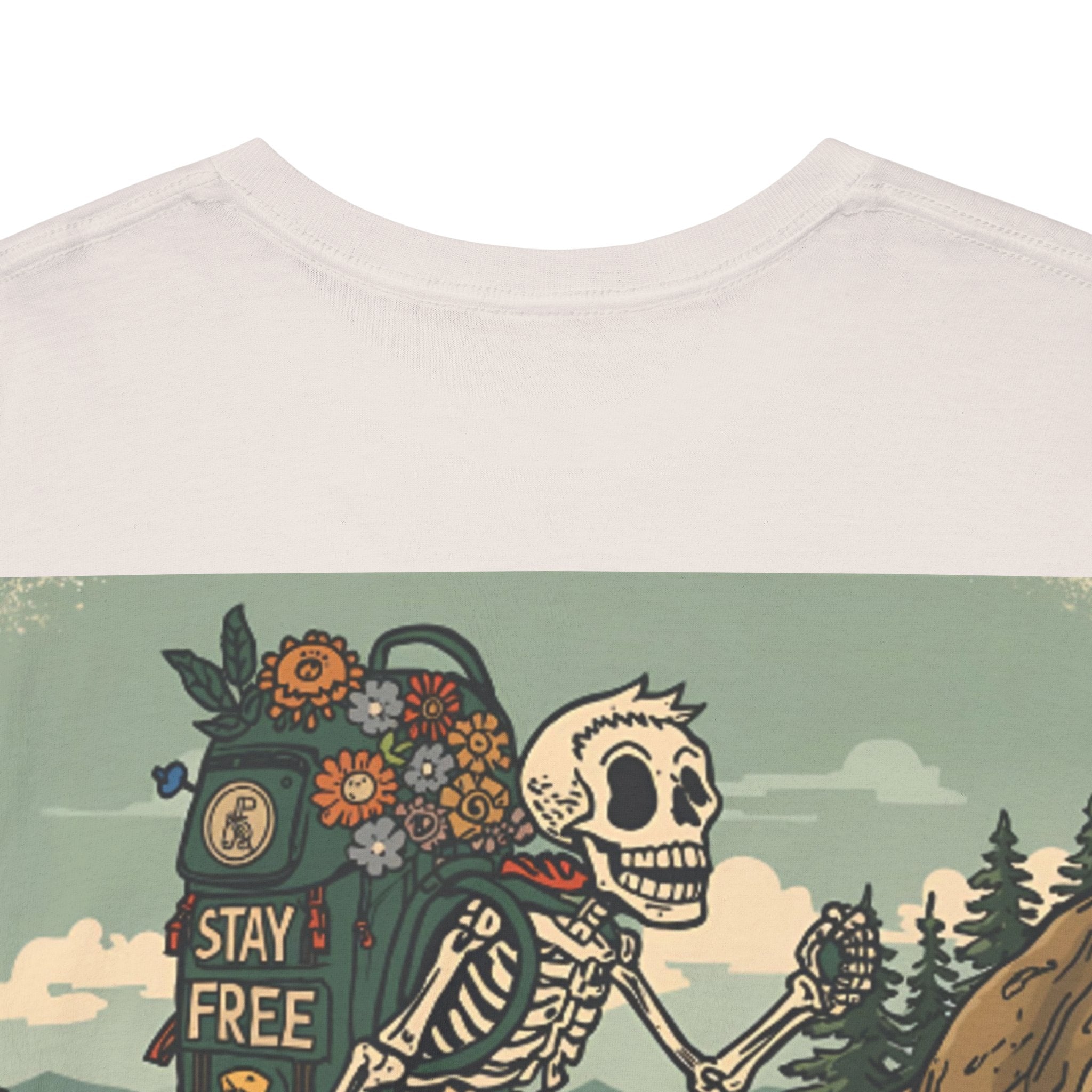Freefall Co. Climbing Skull Tee — Adventure Graphic T-Shirt