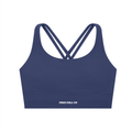 Royale Blue Strappy Criss-Cross Sports Bra