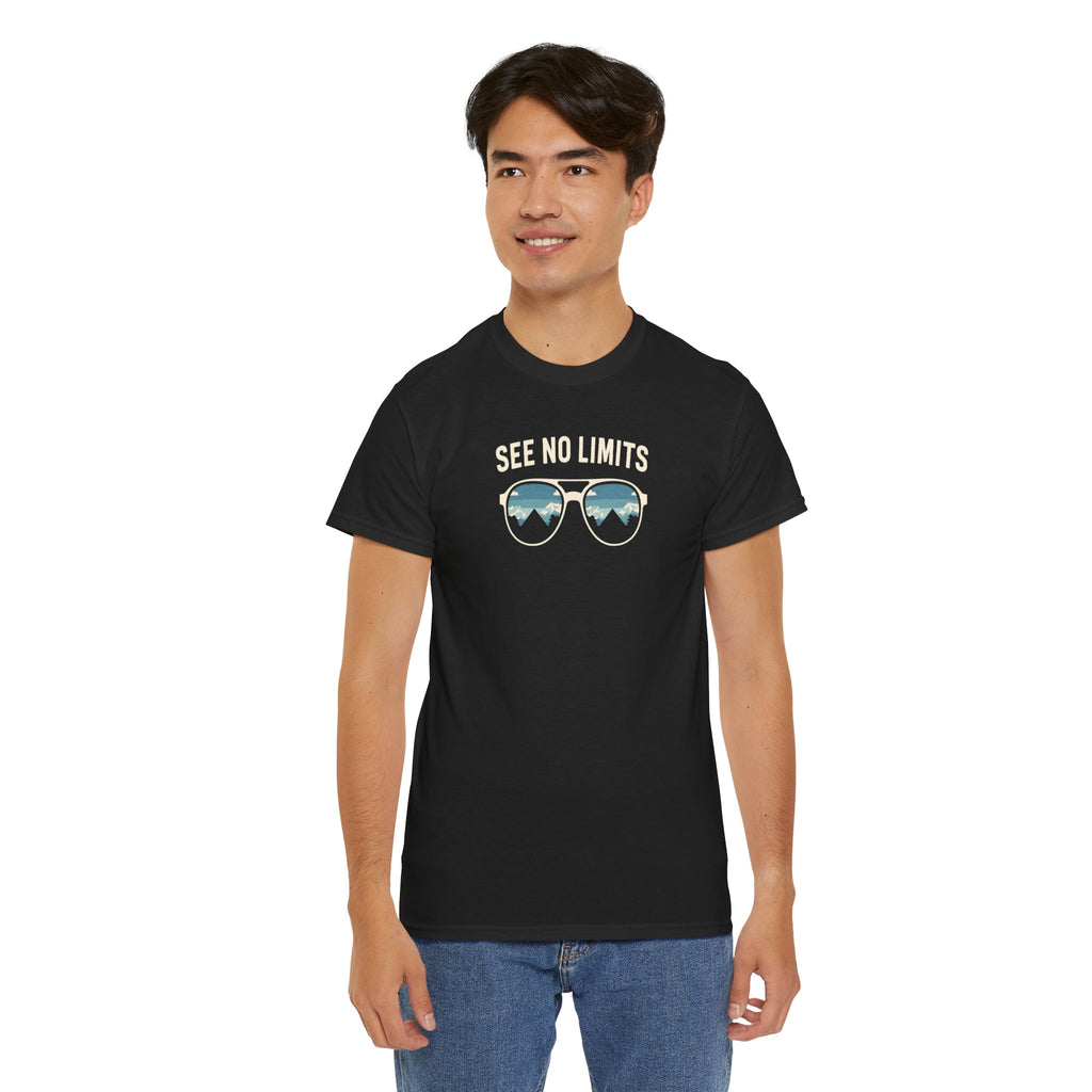 See No Limits Sunglasses Tee — Inspirational Graphic T-Shirt