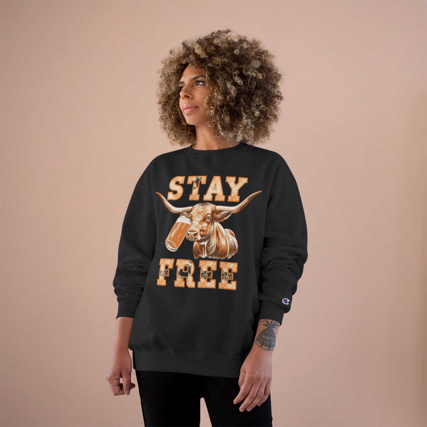 Stay Free Longhorn Champion Sweatshirt