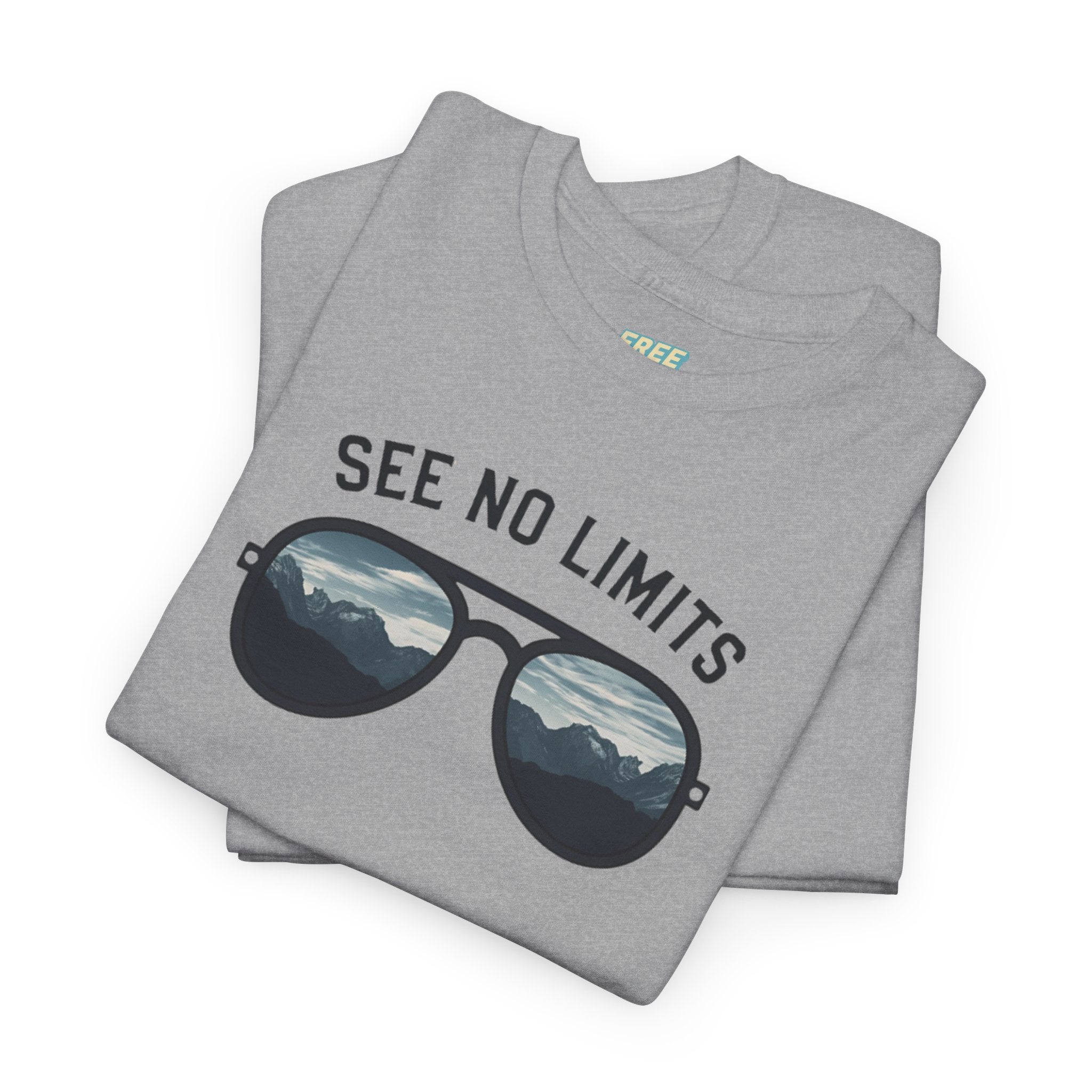 See No Limits Sunglasses Tee — Inspirational Graphic T-Shirt