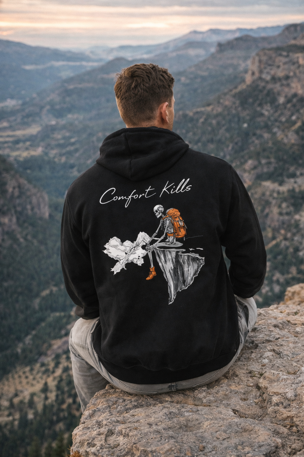 Comfort Kills Heavy Fleeced Hoodie