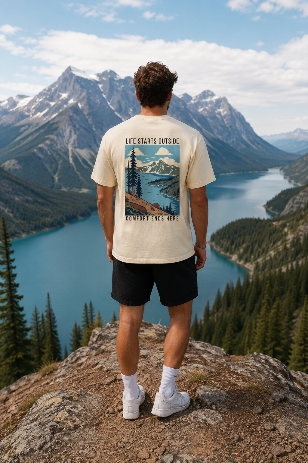 Alpine Lake Tee – Life Starts Outside