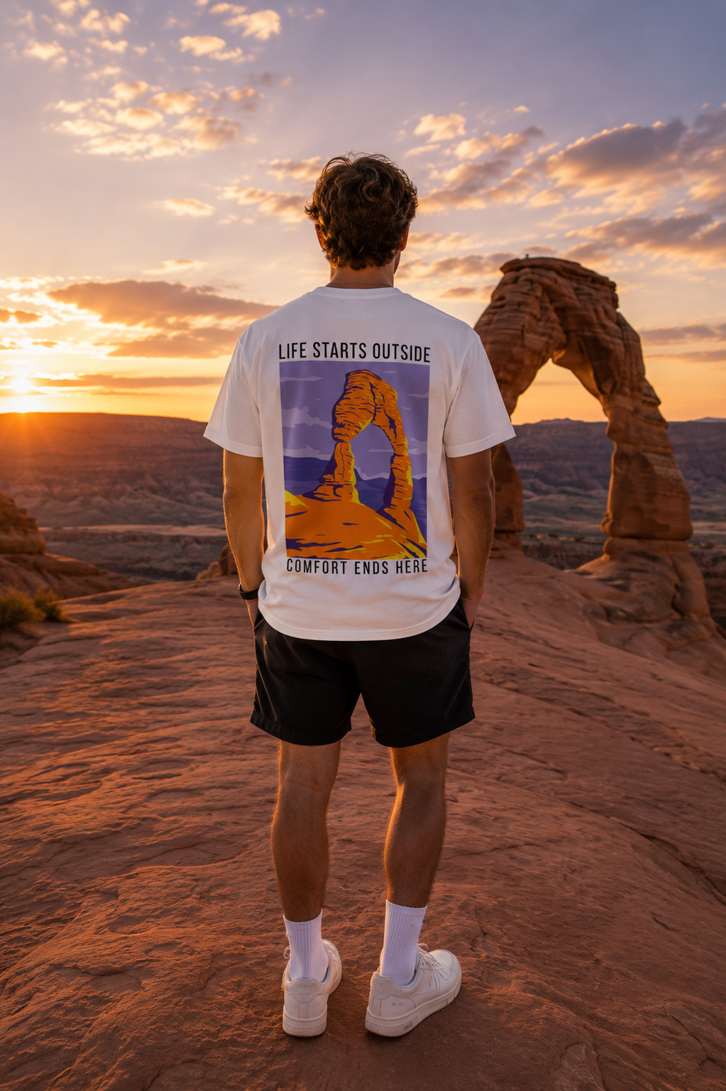 Desert Arch Tee – Life Starts Outside