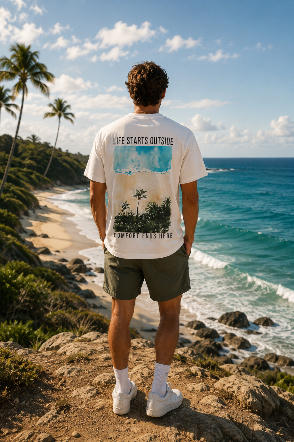 Tropical Escape Tee – Life Starts Outside